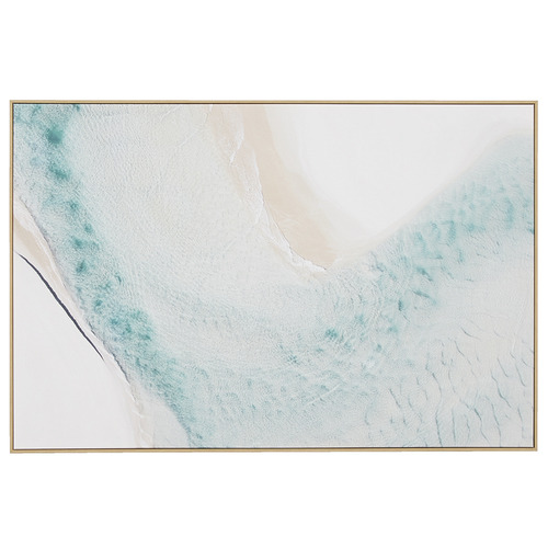 Aerial Sea View Framed Canvas Wall Art