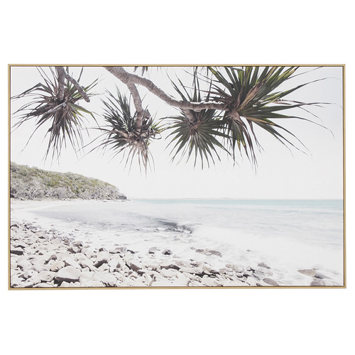 Noosa Beachscape Framed Canvas Wall Art