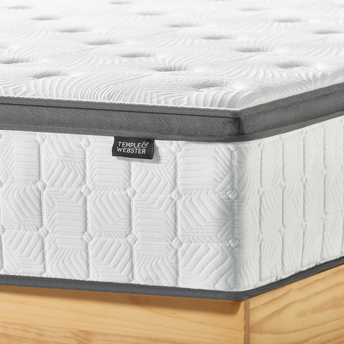 Temple & ster Luxe Aurora Euro Top 3 Zone Pocket Spring Mattress