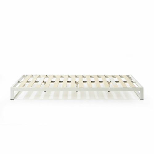 White Brienne Steel Bed Frame