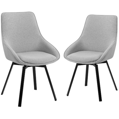 Temple & ster Nappa Swivel Dining Chairs & Reviews