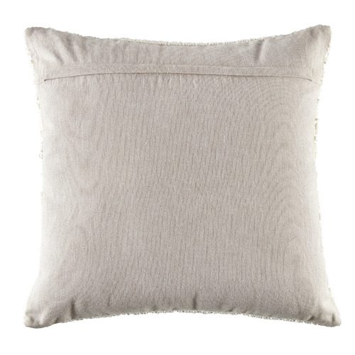 White Edie Hand Loomed Cotton Cushion