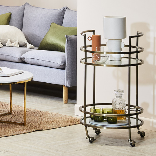 Temple & ster Palm Springs Bar Cart