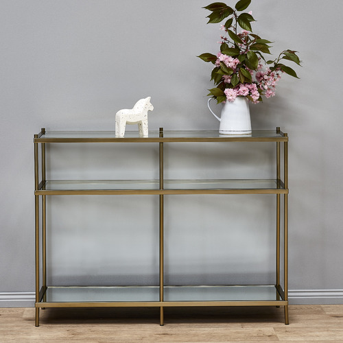 Temple & ster Francesca Glass Console Table