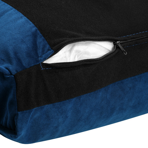 Navy Stockholm 3 Seater Velvet Sofa