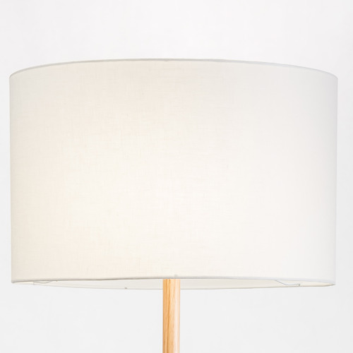 Natural Leger Timber Floor Lamp