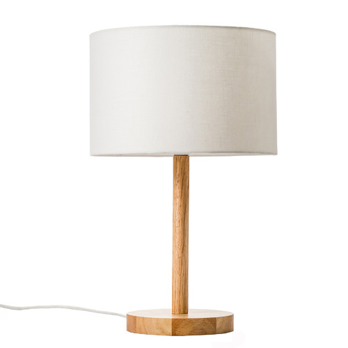 Natural Leger Timber Table Lamp