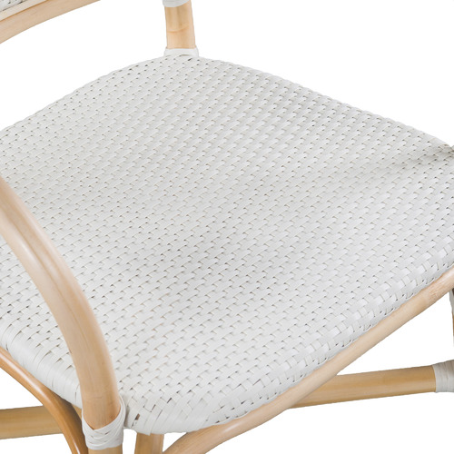 Temple & ster White Danica Rattan Dining Armchairs & Reviews