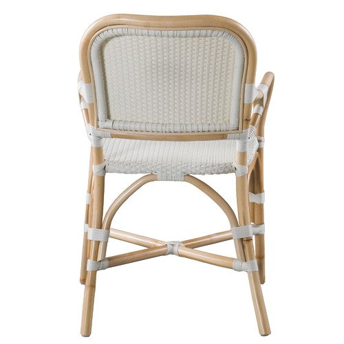 Temple & ster White Danica Rattan Dining Armchairs & Reviews