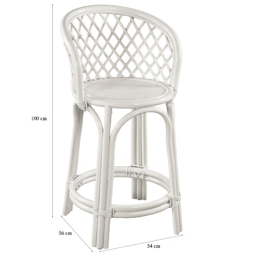 65cm Keilani Rattan Counter Stool