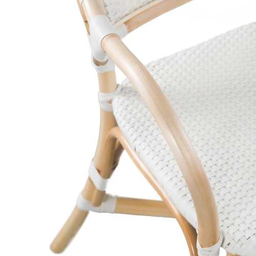 Temple & ster White Danica Rattan Dining Armchairs & Reviews
