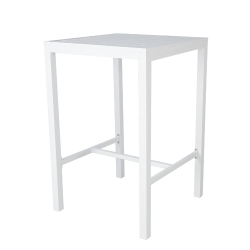 Temple Webster White Kos Square, Square High Table And Stools