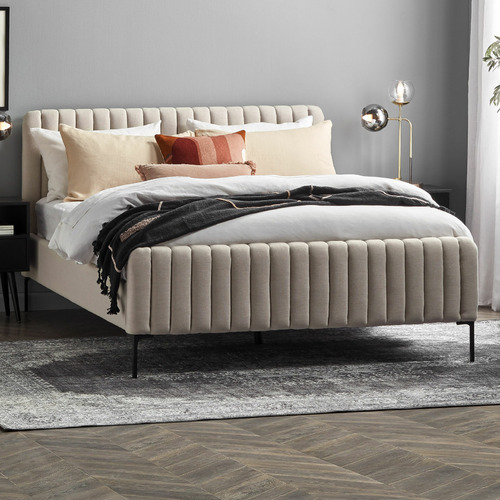 Natural Emily Queen Bed