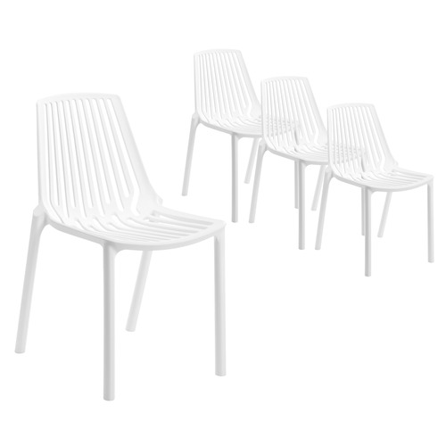 Slouch UV-Stabilised Outdoor Dining Chairs (Set of 4)