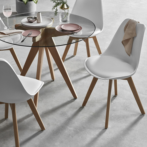 Temple & ster Natural Oak Nova Dining Chairs
