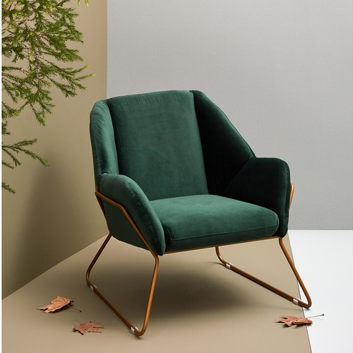 marco luxe velvet armchair