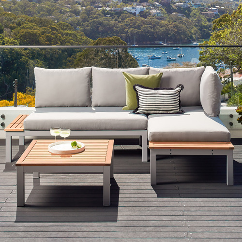 Temple & ster 4 Seater Maui Outdoor Modular Lounge Set