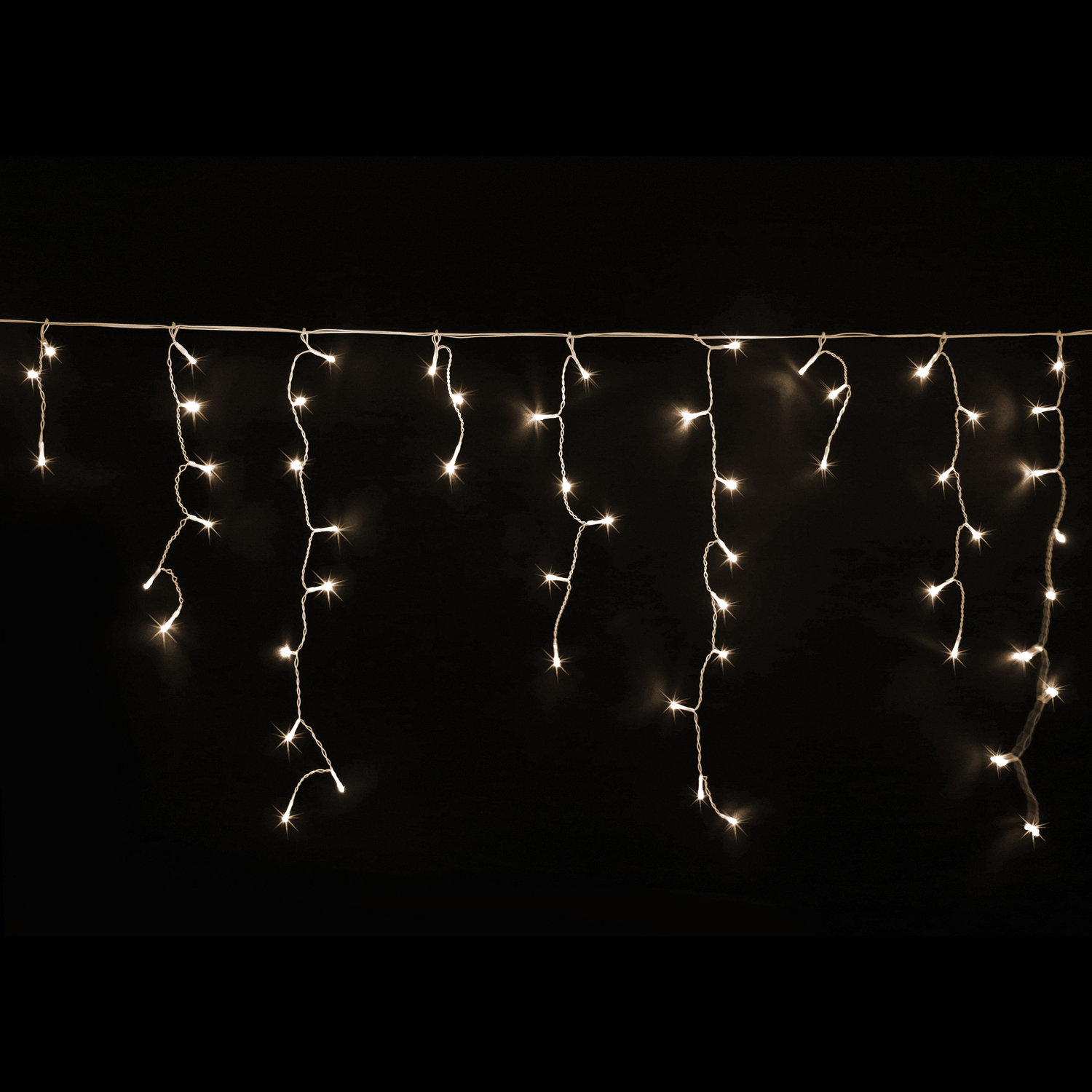 960 Warm White LED Icicle Fairy Lights