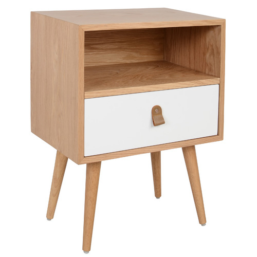 Temple & ster White Oak Luna Bedside Table