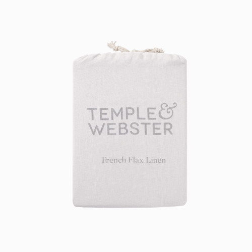 White Linen Fitted Sheet