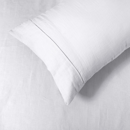White Linen Standard Pillowcases