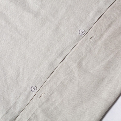 Oatmeal Linen Quilt Cover Set