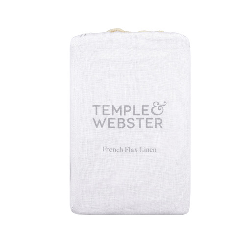 White Linen Standard Pillowcases