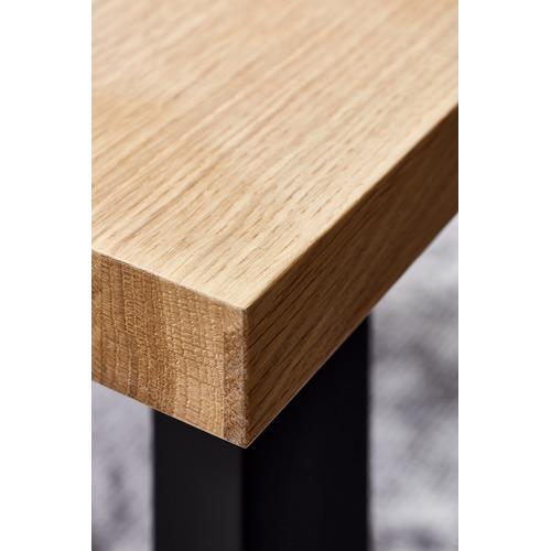 Black-Ski-Leg-Oak-Wood-Dining-Table-SBDT6SKI