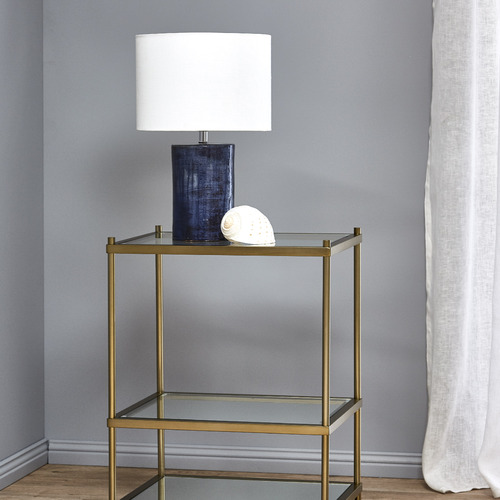 Temple & ster Francesca Glass Coffee & Side Table Set