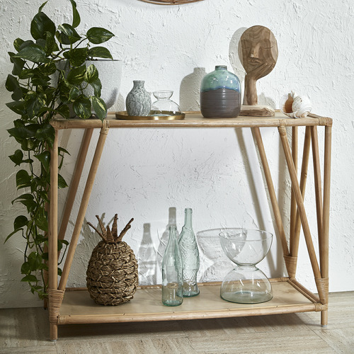 Natural Umiko Rattan Console Table