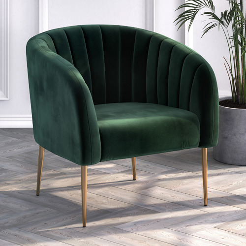 carrigan velvet arm chair