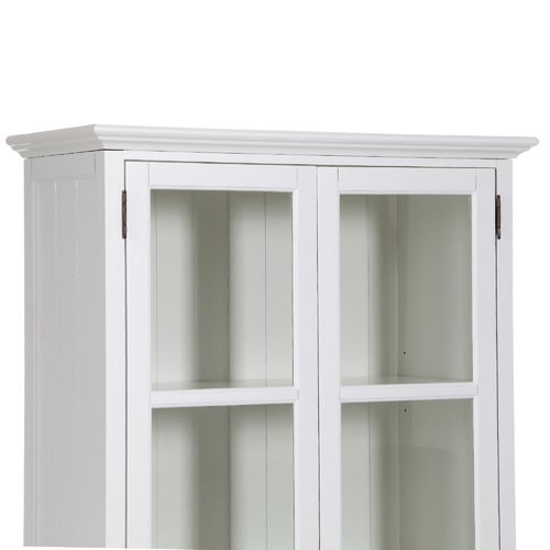 Hamptons Display Cabinet with Glass Doors