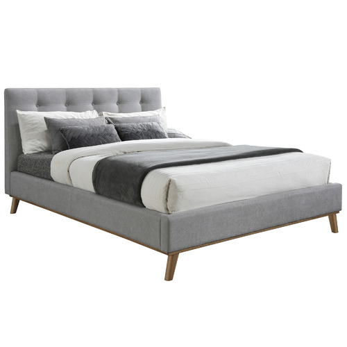 Temple & ster Mist Saiga Upholstered Bed