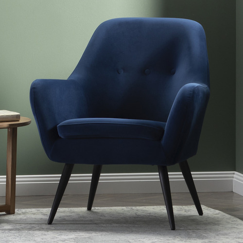 Temple & Webster Memphis Velvet Armchair
