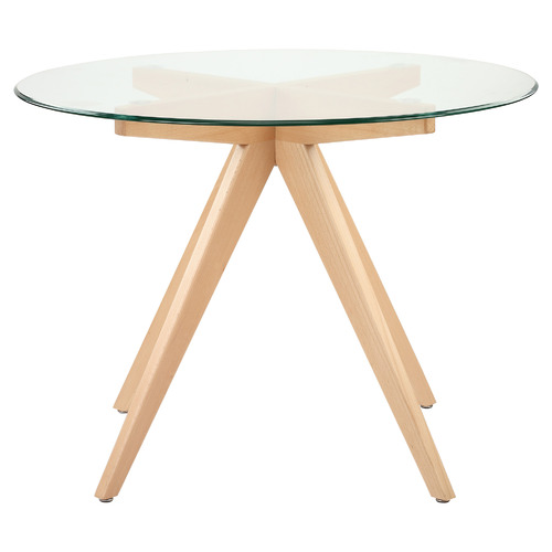 Round Glass Top Dining Table, Round Glass Dining Tables Australia