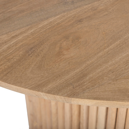 Anika Semicircle Mango Wood Console Table