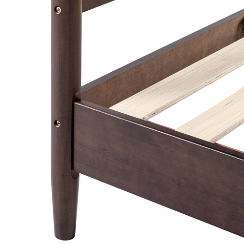Temple & ster Dark Timber Liam Pine Wood Bed