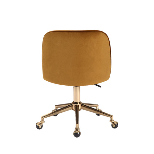 Ochre Juliet Velvet Office Chair