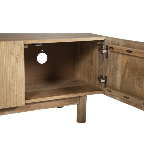 Natural Anika Mango Wood Entertainment Unit