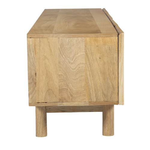 Natural Anika Mango Wood Entertainment Unit