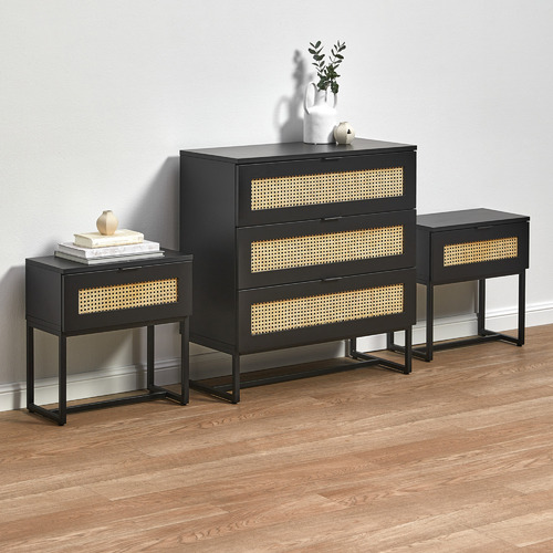 Temple & Webster Poh Rattan Chest of Drawers