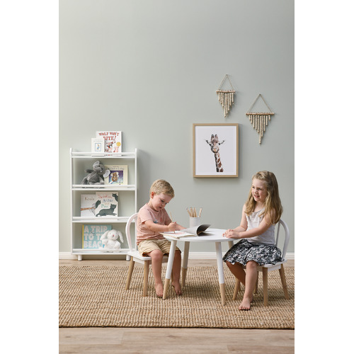 Kids' White Isla Table