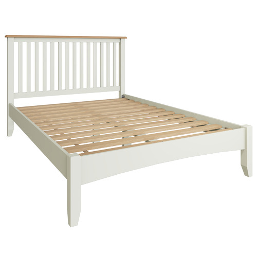 Temple & Webster White Mali Bed Frame