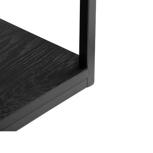 Black Boras Wooden Bookshelf