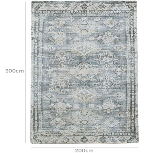 Temple & ster Grey Maiden HandWoven Rug