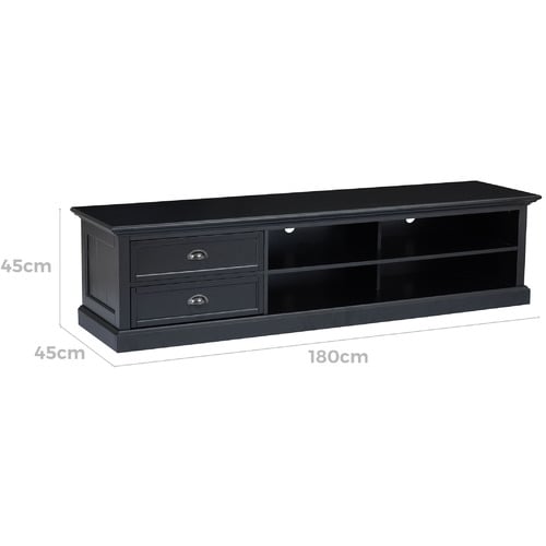 Black Maison Large TV Entertainment Unit