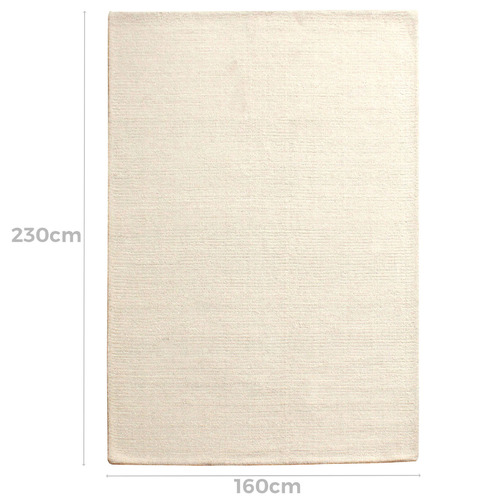 Ivory Capri Hand-Woven Wool Rug