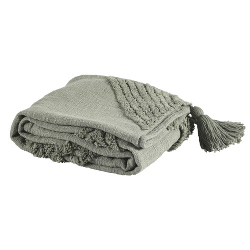 Temple & Webster Hallie Cotton Tufted Throw