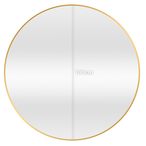 Tate Round Metal Framed Wall Mirror