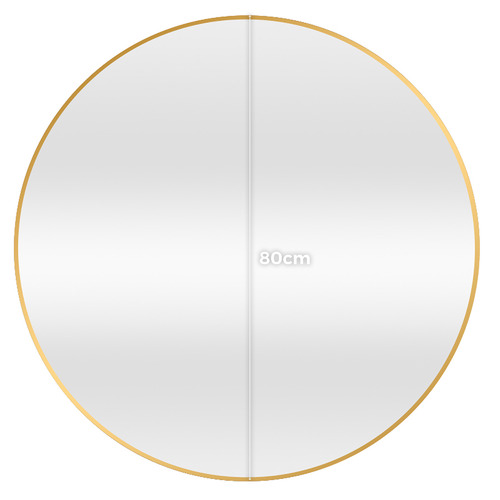 Tate Round Metal Framed Wall Mirror